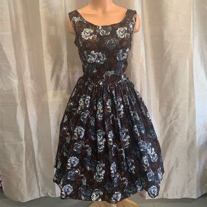 Queen of Heartz Floral Swing Dress